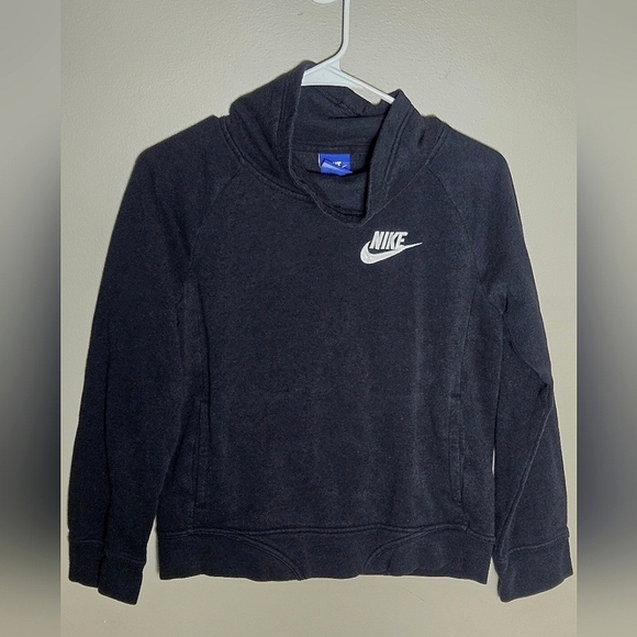 Women's Vintage Nike Blue Label Pullover Cowl Neck, Size Medium - Picture 1 of 3